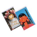 Female Birthday Greeting Card & Envelope